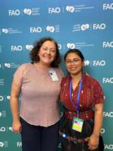 With Brenda from MAIA, go Guatemala!