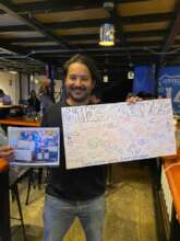 Pablo with the thank you messages from Concepcion