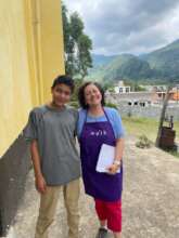 With Fermin, all grown up now as a teenager