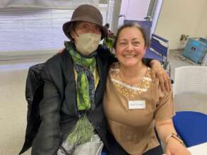 With women pioneer in Japan, Rokkaku-Musumi Satoko