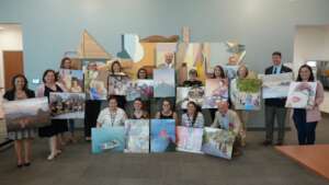 Mama Wa'ik and Fernando at the Exposition