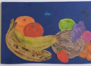 Celeste's art teachings with 8 year-olds