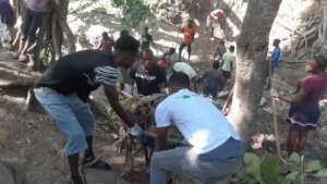 Helping clean up the community water supply