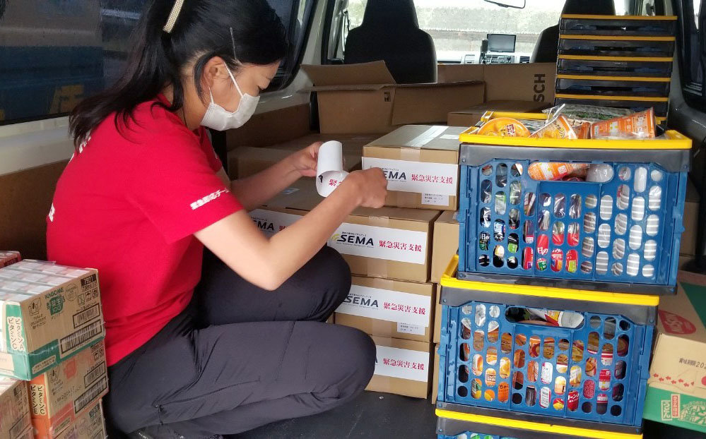 Supporting Flood Victims in Japan