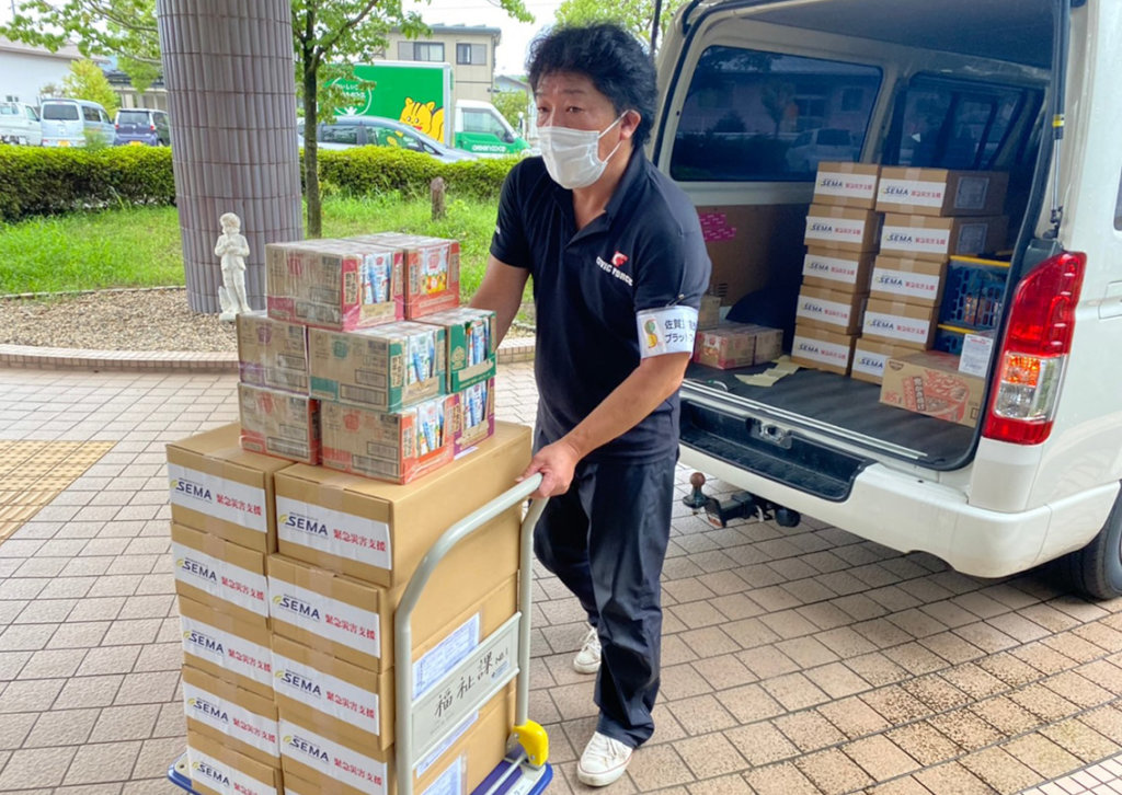 Supporting Flood Victims in Japan