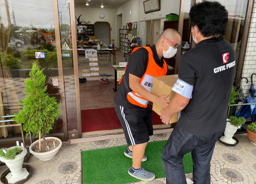 Supporting Flood Victims in Japan