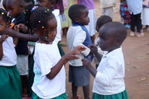Girl Child in a nursery school