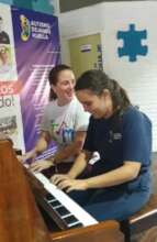 Music helps to develop and strengthen gross motor