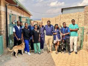 The WAG Team during the WVS sterilisation training