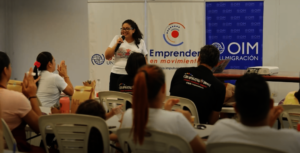 Participant presenting