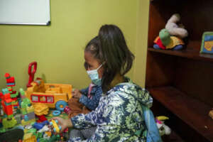 Play space for children prior to their medical or