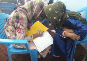 Young girls in our programmes in Baghlan/Zabul