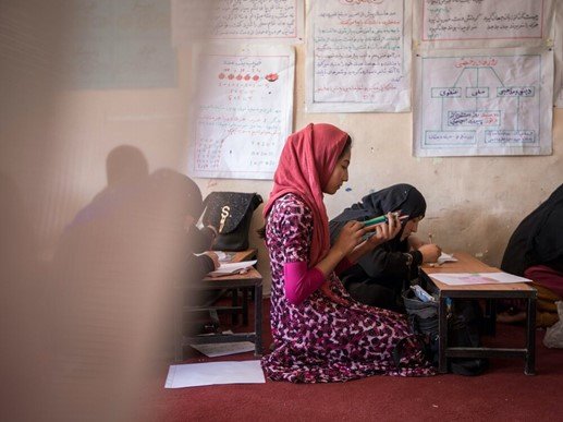 Ensuring Afghan children are safe and in school