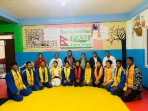 PAM Judo game winners and Global Giving Donor Reco