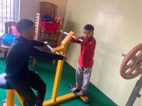Young Children at the Gym