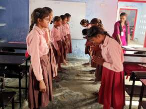 A Bal Sabha session