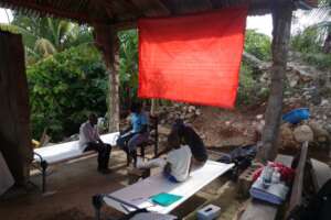 Mobile clinic at Camperrin