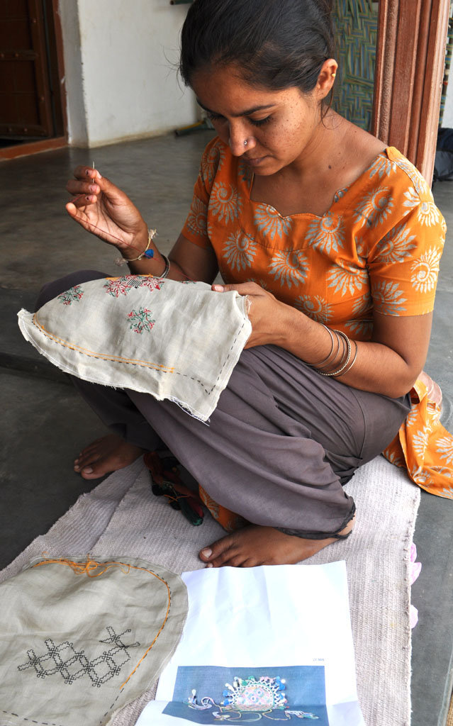 Varsha making a batuva from inspiration