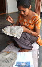 Varsha making a batuva from inspiration