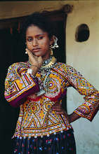 Vagadia Rabari woman in traditional dress
