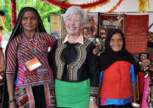 Harkhuben & the owner of her museum based jacket