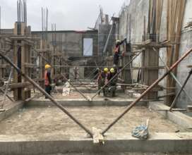 Successful construction progress