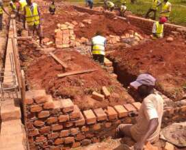 Completion of the foundation work