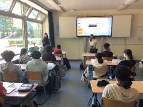 Visit of Visions for Children in the school class