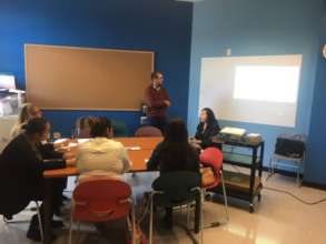 Latin women taking our programs in person