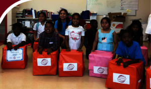 Children learning about financial management