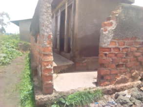 Boys' latrine with washroom side view