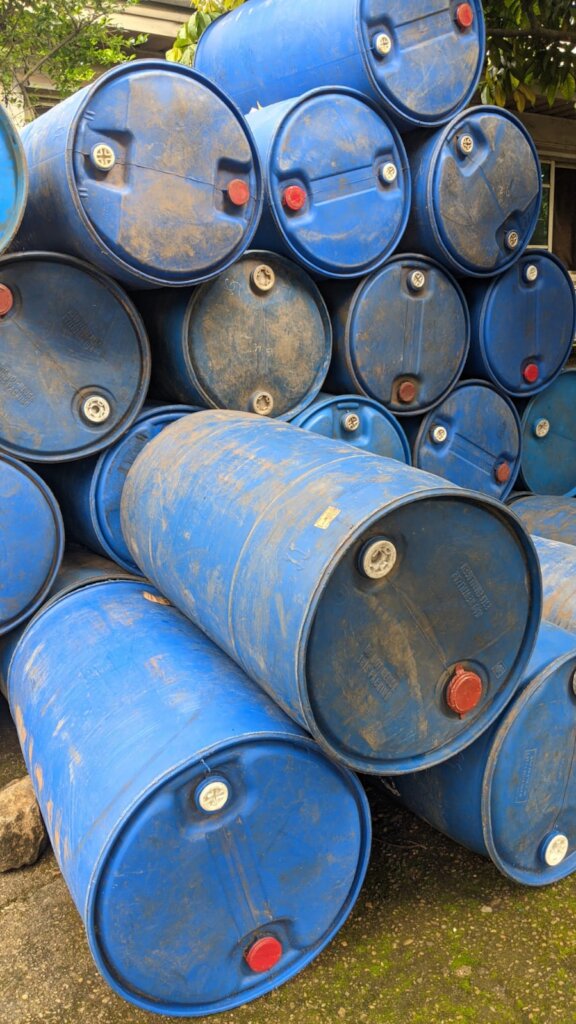 Plastic Barrels for Top Bar Hive, in Ikom, Nigeri