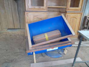 Hive attachments constructed on mouth of drum