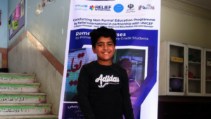 Hamid during Graduation Ceremony
