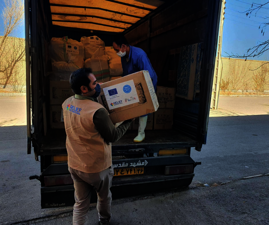 RI staff delivering shipments