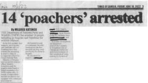 Rhino poachers stopped in their tracks