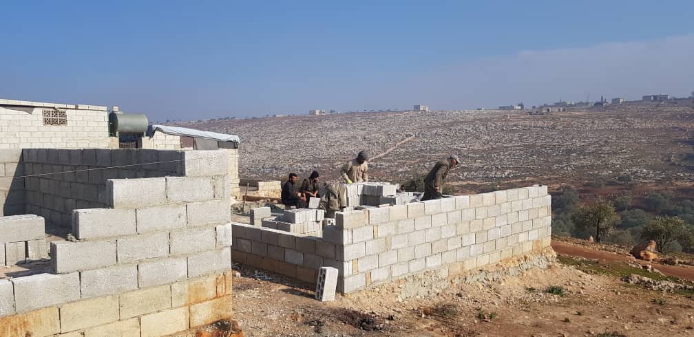 Building School for75children in North Syrian Camp