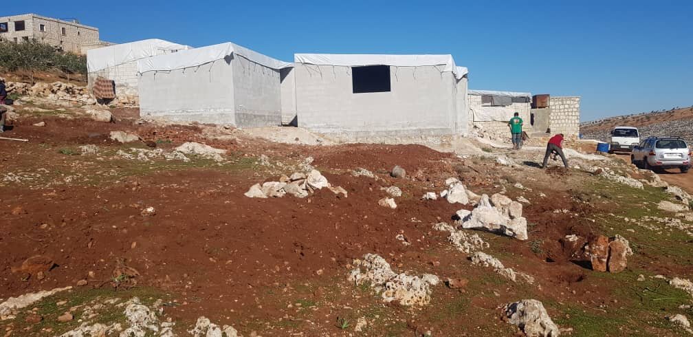 Building School for75children in North Syrian Camp