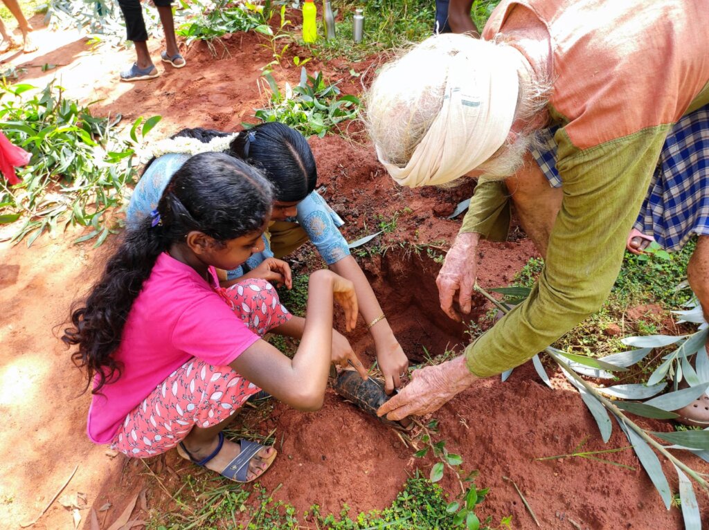 Tree planting with Johnny