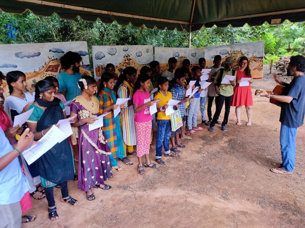 Singing 'Thaneer Illei' (No Water) Song