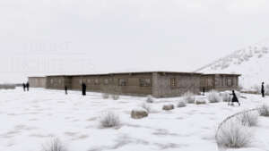 Proposed ECD center imagined in winter