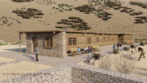 South west view of proposed ECD center