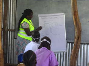 Peacewinds' staff explaining the female body