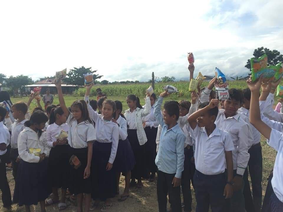 School library for rural Cambodian children