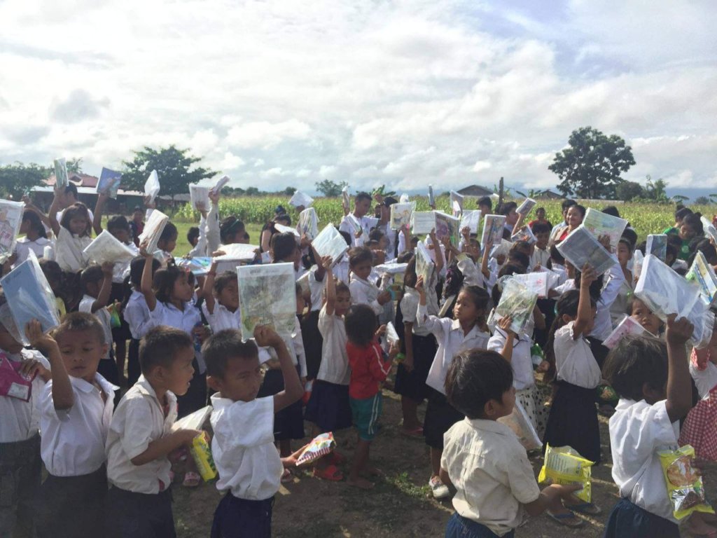 School library for rural Cambodian children