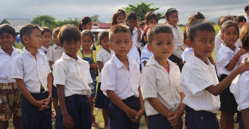 School library for rural Cambodian children