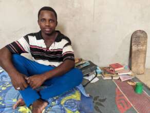Ali's living space at the daara