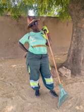 Oumy at work
