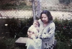 Manuela and her mom