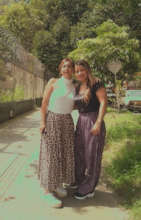 Manuela and her Talent teacher